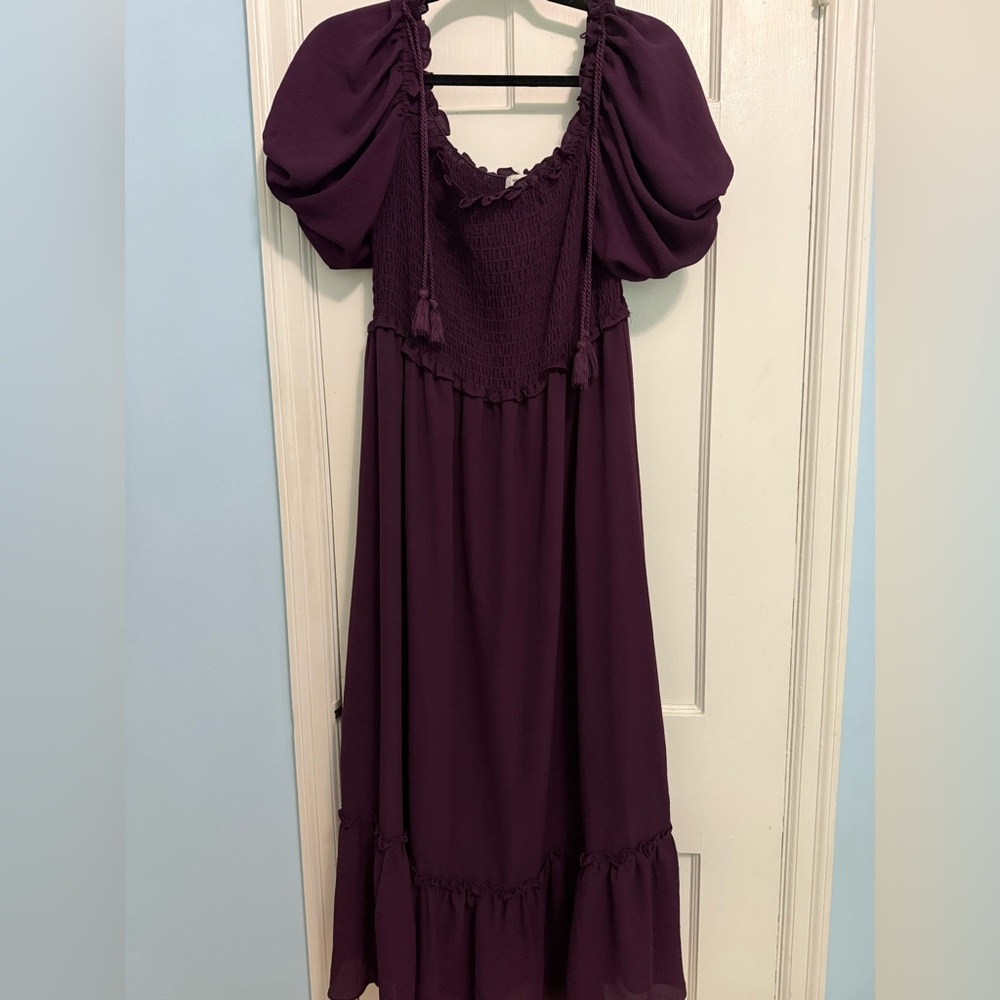 Max Studio Deep Purple Dress